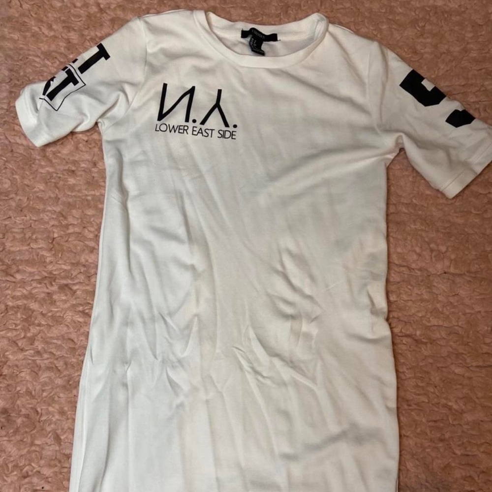 Graphic tshirt dress